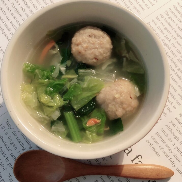 手軽に鶏スープ